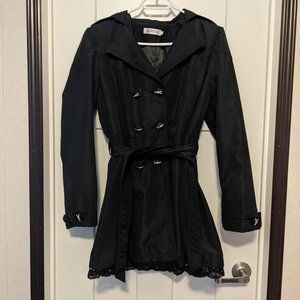 Black trench coat